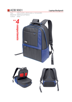 ADB 9001 Laptop Backpack